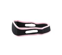 HOMOCONO Comfortable Black Cloth Face-lifting Chin Strap for Women, Supports Head and Reduces Neck Lines, Professional V Face Thin Masseter Muscle Jawliner Exerciser for Daily Use