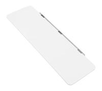 HOMOCONO Computer Monitor Memo Board with Magnetic Strip, White MDF Paint Board, Erasable Surface and Reusable Design, Minimalist Style Office Desk Accessory for Home and Workspaces
