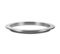 HOMOCONO Countertop Recessed Bin Lid Stainless Steel Round Trash Grommet for Kitchen and Bathroom Built-In Wastebasket Cover with Flush Design