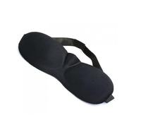 HOMOCONO D Sleep Mask and Allows Free Eye Movement Black Polyester Sleeping Eyeshade with Unique Contoured Design, Blocks Out Ambient Light for Home Use and Office Use for Those Prone