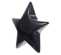 HOMOCONO Decorative Star Shaped Stone Ornament for Polished Natural Five-Point Stone for Desktop Decoration Positive and Mood Enhancement Making Material