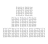 HOMOCONO Disposable Eyelash Extensions Tool Eyelash Grafting Sticker with Slow Down Adhesive Hardening Silver Aluminium Paper 20 Sheets 600pcs