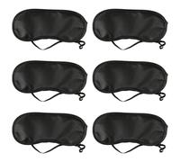 HOMOCONO Disposable Polyester Material 20pcs Black Eye Mask Blocks Light and Relieves Eye Fatigue Practical Sleeping for Travel and Airplane Use