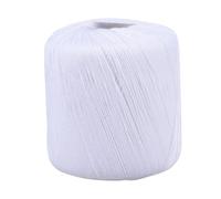 HOMOCONO DIY Cotton Rope for Hand-Knitting and Craft Projects, Comfortable Fresh Cotton Yarn, Versatile White Knitting String Suitable for Handmade Uses