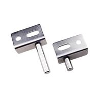 HOMOCONO Door Hinge Set 10 Pcs Short Style Hinges for Wood Doors Sturdy Easy to Install Enhance Your Home's Style