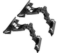 HOMOCONO Double-Sided Rotatable Price Tag Holder 2Pcs Black Clip Stand Adjustable for Store Retail Sign and Supermarket Use