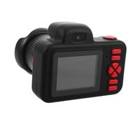 HOMOCONO Dual Lens Camera for Boys and Portable Shockproof Handheld Digital with HD Video Lightweight Compact Design for Birthday Christmas Party Favor Black