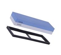 HOMOCONO Dual Sided Wet Stone Sharpening Stone 1000/6000 Grit Carborundum Sharpeners with Non-Slip Base, and Home Use
