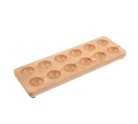 HOMOCONO Egg Storage Tray Durable Egg Holder Container for Kitchen Refrigerator Anti-break Design for Safe Placing Elegant Texture Stackable Rack for Fridge Use