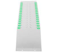 HOMOCONO Employee Attendance Card Rack 30 Pockets Plastic Organizer