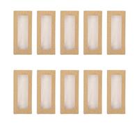 HOMOCONO Empty Lash Case and Paper Trays to Maintain Shapes Eyelash Packaging Box 24pcs with Window for Viewing Style for False Eyelashes Storage by Makeup Artists and Professional Beauty
