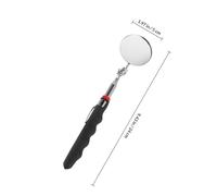 HOMOCONO Extendable Telescoping Inspection Mirror with Lens for Vehicle and Machinery Maintenance Retractable Manual Tool under Car and Reach Area Inspections Lightweight and Portable