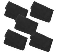 HOMOCONO Eyeglass Cloths Won't Scratch Screens 5pcs Microfiber Lens Wipe Cloths Suede Nap Material for Cleaning Eyeglasses and Computer Screens for Personal and Commercial Use