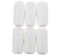 HOMOCONO Facial Hair Remover Thread 6Pcs Cotton Thread for Eyebrow Threading, Comfortable Material for Beauty Regimen