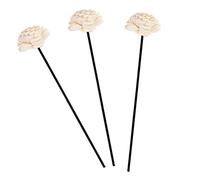 HOMOCONO Fashionable Home Aromatherapy Accessory Set Black Fiber Rattan Dried Flower Decor Enhance Your Living Space