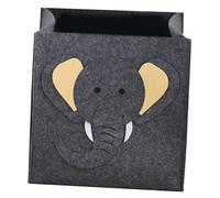 HOMOCONO Felt Storage Basket for Boys and Girls Toy Organizing Laundry Bin for Dirty Clothes Storage Box for Bedroom Playroom Use