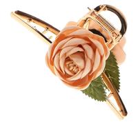 HOMOCONO Flower Hair Claw Clips for Women, Alloy and Velour Material, Sturdy Design to Create Charming Appearance, Lovely Flower Shapes for Daily Life and Banquets Hair Accessories