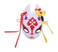HOMOCONO Fox Cosplay Mask Japanese Full Face - Decorative Hand-Drawn Fox Mask for Halloween Party Festival Costumes Masquerade and Cosplay