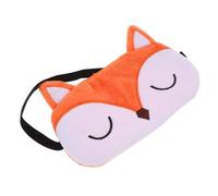 HOMOCONO Fox Sleep Mask for Teens and Women, Multi-Function Blackout Eye Patch for Night Sleep, Breathable Cartoon Fox Design Sleeping Mask for Daily Use and Travel
