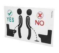 HOMOCONO Funny Bathroom Wall Stickers, Waterproof Urinal Target Decal for Toilet Training and Restroom Decoration at Home and Workplaces