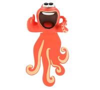 HOMOCONO Funny Octopus Reading Bookmark Made of Sturdy PVC Material, 3D Reusable Design that is Not Easy to Slide, Novelty Book Mark and Writers