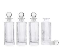 HOMOCONO Glass Diffuser Bottles Refillable Aroma Container 150ml | Reusable Design, Decorative Display, for DIY Crafters, Wedding Table Decor, Home Use, Rattan Reeds