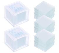 HOMOCONO Glass Microscope Slides and Cover Resistant to Damage 500pcs for Precise Specimen Preparation Suitable for Laboratory Applications