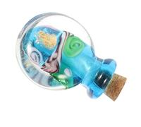 HOMOCONO Glass Oil Diffuser and Delicate Design with Unique Shape Bottle Pendant Multipurpose Decorative Perfume Bottle Pendant for DIY Necklace for Jewelry Making
