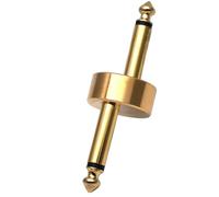HOMOCONO Golden Metal Guitar Effect Pedalboard Connector Multi-purpose Double Head Adapter for Guitar Players Easy to Install for Live Sound and Stage Use