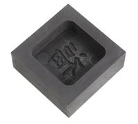 HOMOCONO Graphite Crucible and Precision Casting for Melting Metal with High Temperature Resistance Square Black Graphite Mold Suitable for Silver and Metal Beading and Smelting