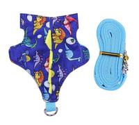 HOMOCONO Guinea Pig Leash and Harness Set for Small Pets, Breathable Cloth Material with Buckle, Prevents Pets from Breaking Free, Suitable for Guinea Pigs and Hamsters, Stylish