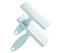 HOMOCONO Hair Removal Comb for Broom 2Pcs Plastic Cleaning Tool with Comfortable Handle for Bathroom and Sewer Use