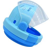 HOMOCONO Handheld with Parrot Travel Animals Cage for Carrier Small Ventilation Design, Lightweight Blue Pvc Suitable Bird for Outdoor Use