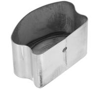 HOMOCONO Handrail End Cap Horseshoe Shape Stainless Steel Stair Banister Protector for Indoor Staircase Railings Easy to Install