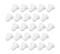 HOMOCONO Hanging Pendants Christmas Tree Ornaments White 40pcs Foam Jingle Bell Shape Unique Gift Set for DIY Painting and Decoration and Holiday Crafting