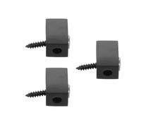 HOMOCONO Headless Guitar String Lock Nut 3Pcs Brass Electric Bass Guitar Bridge Clamp for Musical Instrument Repair and-The-Go Musicians