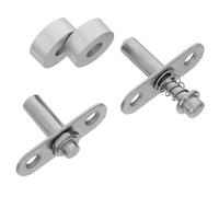 HOMOCONO Heavy Duty Pivot Shaft 2 Sets Built-in Ball Bearings Adjustable Spring Loaded Hinge for Screen Door Hardware and Home Partitions