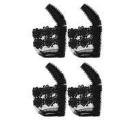 HOMOCONO Lace Shoe Straps with Adjustable Fit for High Heels and Sandals 2 Pairs Anti- Decorative Shoelaces Simple and Practical Design for Occasions