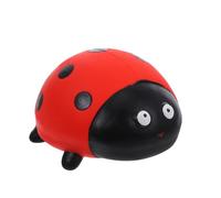 HOMOCONO Latex Squeaky Ladybug Dog for Small Puppies Chew Interactive Fun Pet Red Soft Rubber Teething for Puppy Exercise and Play