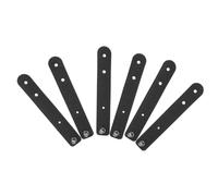 HOMOCONO Leather Adjustable Cable Buckle Ties 6 Pack Straps for Managing Power Cords Data Lines and Electronic Chargers in Home and Office