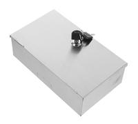 HOMOCONO Lockable Stainless Steel Electrical Socket Cover with Weatherproof Protection for Indoor and Outdoor Use in Homes and Offices