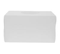 HOMOCONO Lottery Box Multifunctional Ticket Box 8.65x6.29x4.72in White Square Pp Storage Container Ensure Justice and Equity for Reception and Opening Lottery