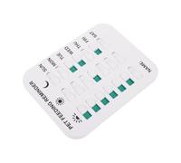HOMOCONO Magnetic Pet Feeding Reminder Indicator Chart Daily Slider with ABS Material Sliding Pill Tracker Sign 16x12cm White for Dogs and Cats for Pet Health and Care
