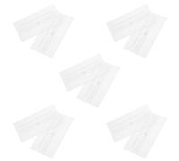 HOMOCONO Manual Break Glass Alarm Cover Rectangle with Visibility and Accurate Replacement 10pcs Glass Material for Fire Alarm Panel and Emergency Devices Suitable for Office and School