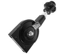 HOMOCONO Manual Throttle Control Assembly Metal and Plastic Construction Black Push-Pull Lever with Rapid Throttle Response and Precise Control for Sturdy for Excavator and Farm Vehicles