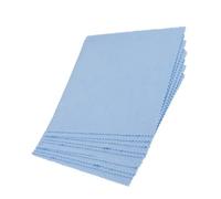 HOMOCONO Microfiber Cleaning Cloths Blue Removes Smudge and Dust 80pcs Soft Polishing Cloth for Camera Lens and Eyeglasses Suitable for Electronics and Jewelry