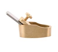 HOMOCONO Mini Hand Planer Brass Tool for Violin Making Woodworking Thumb Operation and Compact Size for Luthier Instrument Adjustments