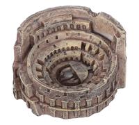 HOMOCONO Mini Roman Colosseum Model Resin Craft Sculpture Ancient Architecture Small Colosseum Figurine Portable Table Decor with Lasting Aesthetic Appeal for History Enthusiasts