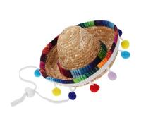 HOMOCONO Mini Sombrero Headband Hats and Holiday Parties, Lightweight Polyester Material with Vibrant Colour Options, Versatile Use for Birthday Celebrations as Mexican Hair Accessories