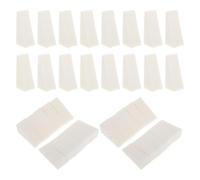 HOMOCONO Mini Triangle Makeup Sponges Nail Art Wedges Foundation Applicator 40pcs Multipurpose Design Compact Sponge Set on The Go Touchups